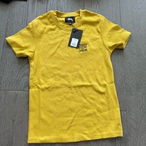 Stussy mustard T-Shirt XS